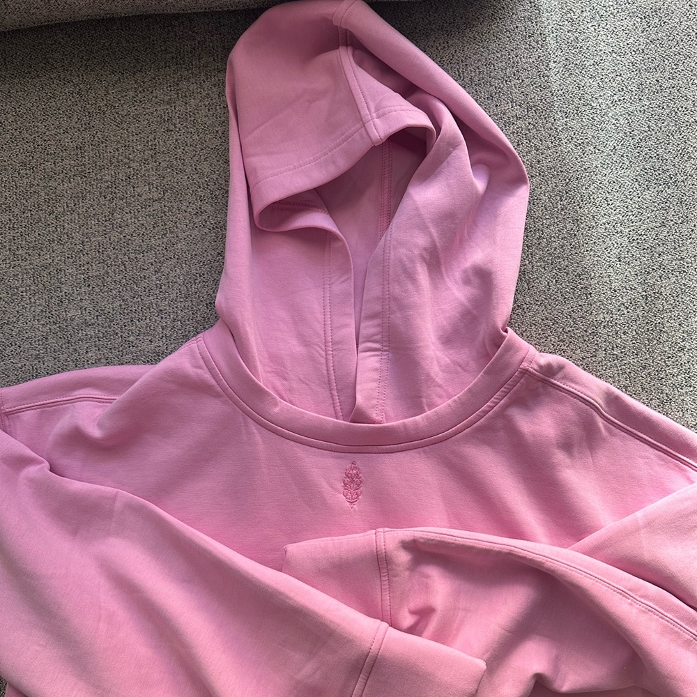 Pink Free People Movement Hoodie